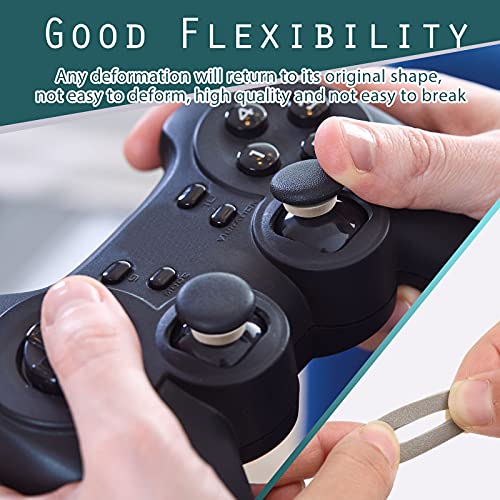 Image of 18 Pieces Precision Control Ring Aim Assist Precision Target Rings Motion Control Compatible with PS4, PS5, Xbox One, Xbox Series X, Switch Pro and Scuf Controller Grips (6 Hard, 6 Soft and 6 Easy)