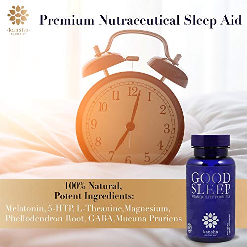 image for Kansha Alchemy Natural Sleep Aid with Magnesium, Mucuna Puriens, L The