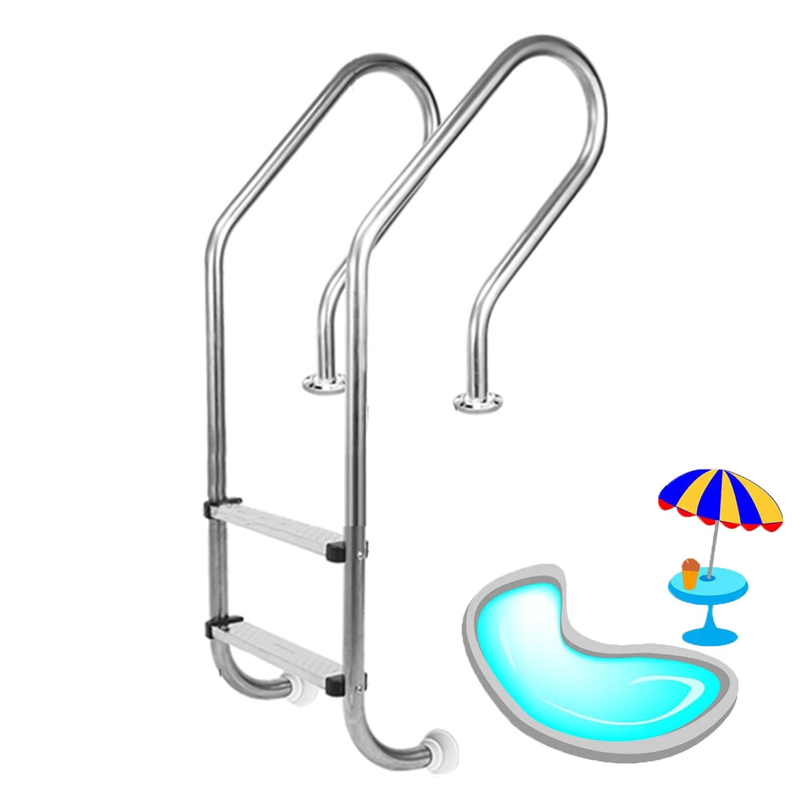 Échelle de piscine stable 250 kg : sécurisez votre bassin facilement