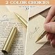 Andibro Vintage Kugelschreiber aus Holz, Luxus Handgefertigtes Kugelschreiber mit 0,5 mm feiner Spitze und 2 Tintenminen Ausgefallener Rollerball Stift Holz Tintenroller Set für Journaling Büro (A)