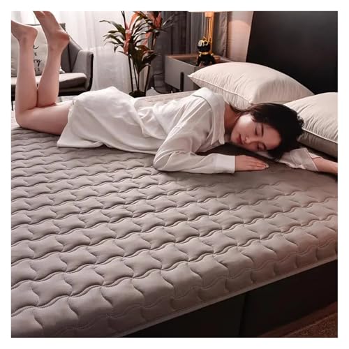 Matratze Baumwoll-Matratzenauflage, Schlafzimmer, King-Size-Bett, Massage-Schwamm-Matratze for Schlafen, Bettlaken, einzelnes Paar, Tatami-Bodenauflage(A,9cm 120x200cm) – Bild 6