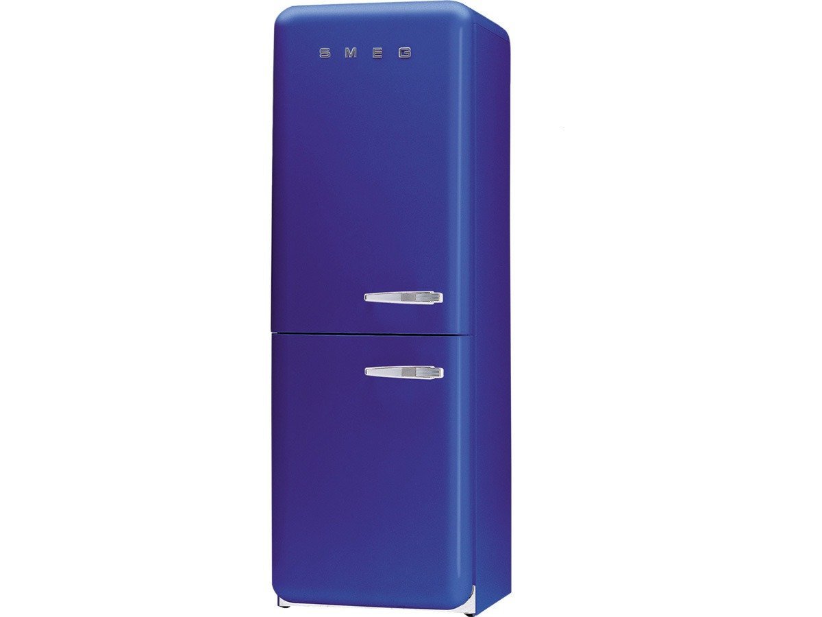 Smeg fab32bls7 Réfrigérateur Congélateur Combi/A +/179 cm Hauteur/292 kWh/an/205 L refroidissement partie/103 L Partie Congélateur/Bleu foncé, rechtsanschlag