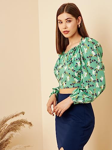 Image of Rare Women's Solid Slim Fit Blouse