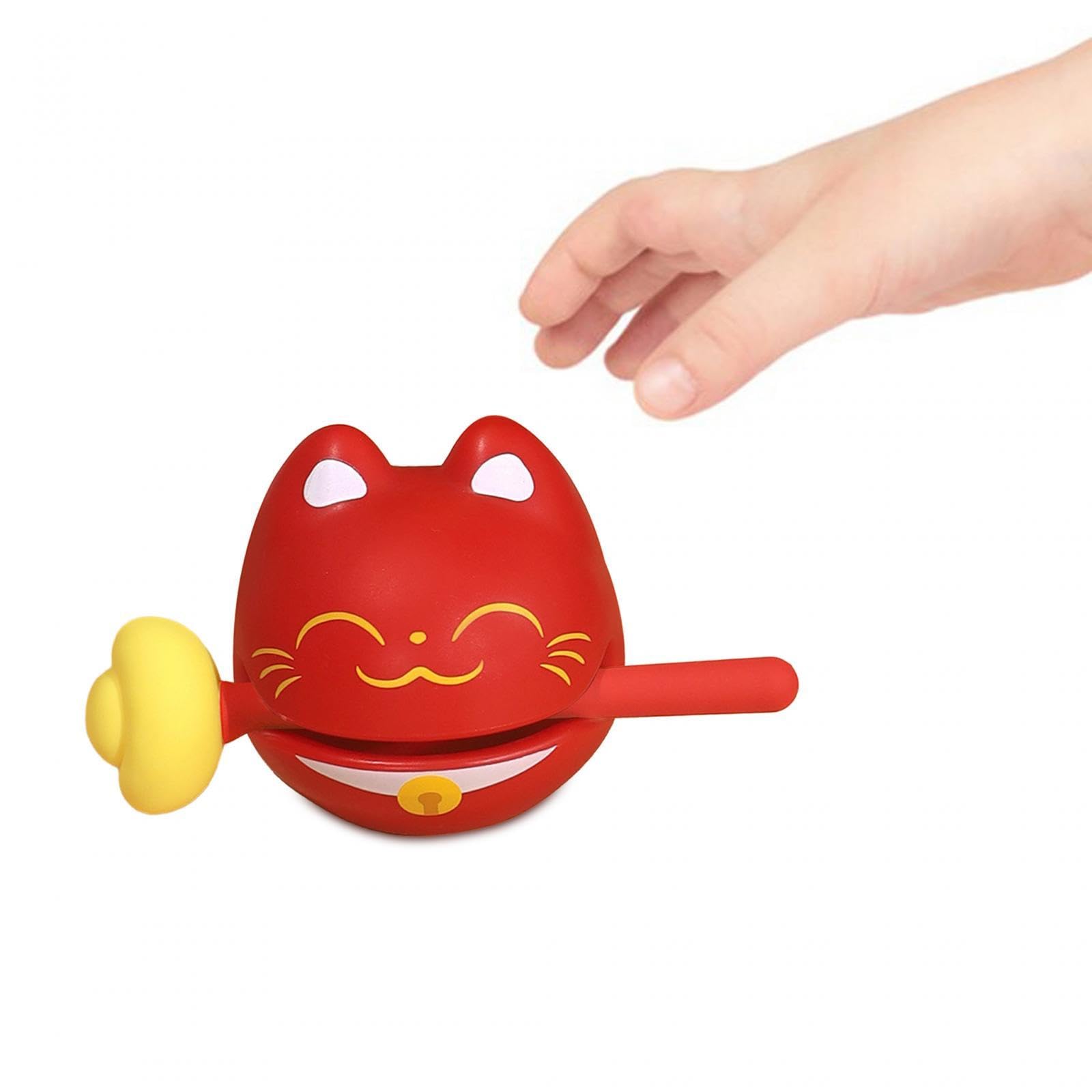 DYNWAVE Percussion Tool Wooden Fish for Meditation, Red