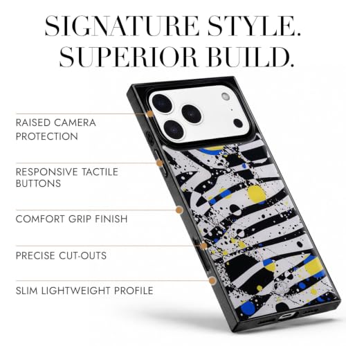 Image of COCOMII Rectangle for iPhone 18 Pro /17 Pro Case, Bold Chroma Zebra