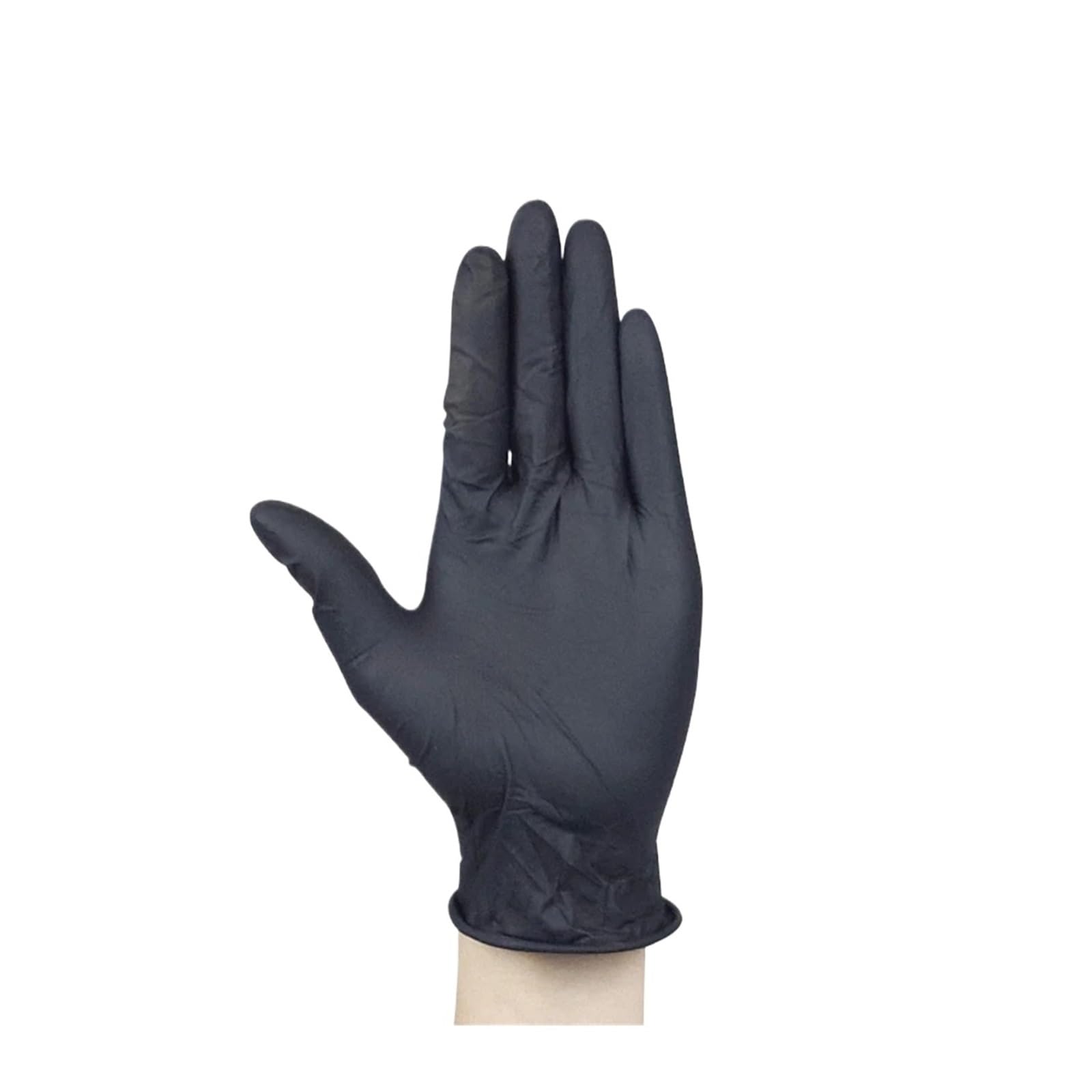 Guantes Desechables De Nitrilo Rosa, 20/50 Uds., Sin Polvo Ni Látex for Cocina, Hogar, Belleza, Cuidado Mascotas, Tinte for El Cabello(BLACK 100PCS,M)
