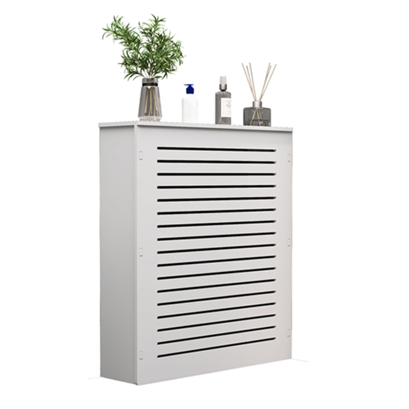 Étagère de radiateur pour optimiser l'espace dans un couloir étroit