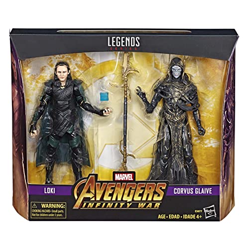 Mv Legends Series Avengers: Infinity War Loki & Corvus Glaive 2-Pack #TOP1