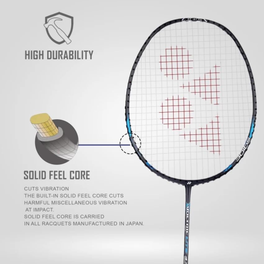 Yonex Voltric Lite 47i Badminton Racket, 77 Grams, 30 LBS Tension, with Cover