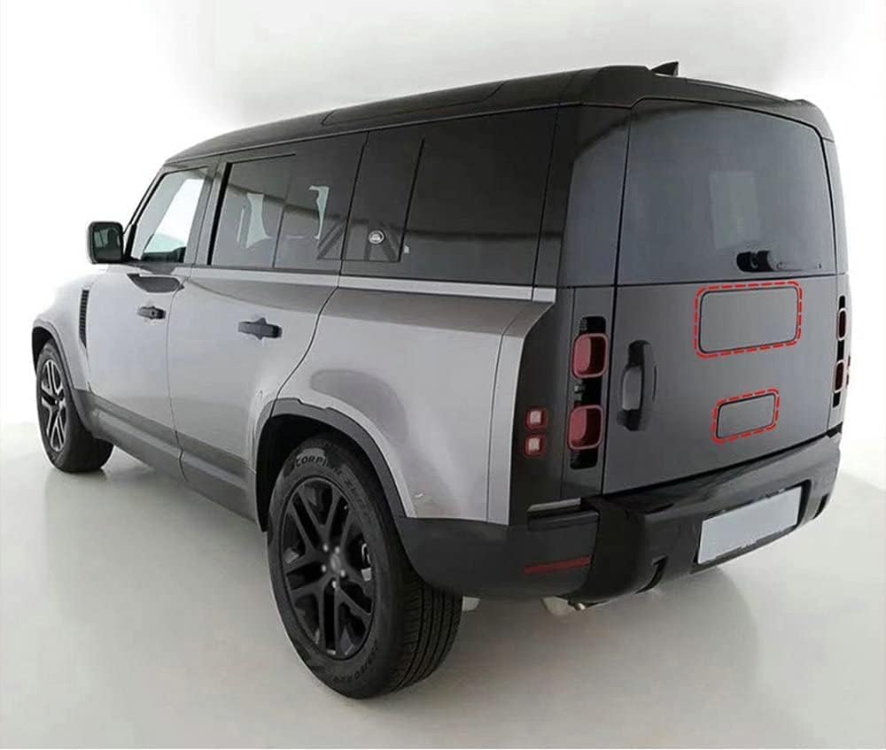 Piastra di Copertura per Foro Ruota di scorta per portellone Posteriore per Land Rover Defender 110 2020-2024 - Black