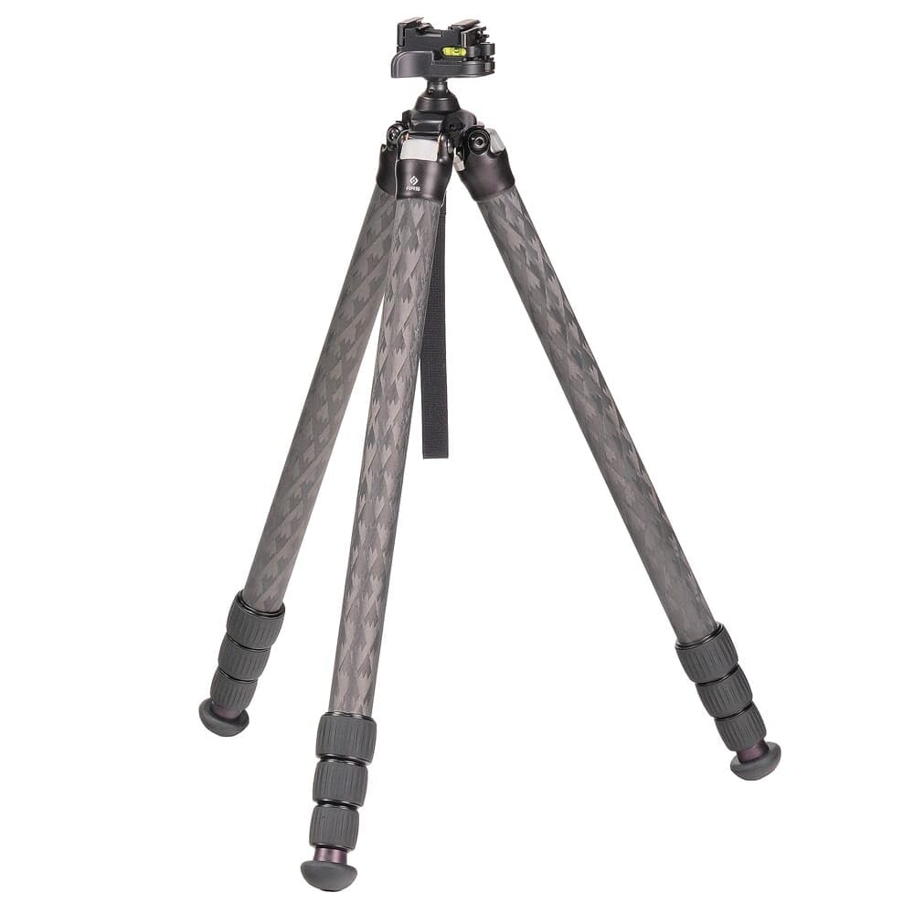 TFCT-24L Mk2 SOAR Series 2 Carbon Fiber Tripod with Anvil-30 ARC Ball Head, Twist Lock, Offset Leg Joints, Anodized Black (TFCT-MK2-24L-A30ARC)