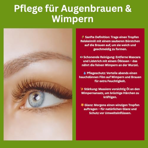 Premium Reiskeimöl – Leichtes Basisöl für DIY-Kosmetik, Seifen, Massage & Aromatherapie – Nakobe (1000ml)