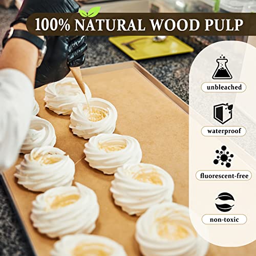 Vitever Parchment Paper Sheets, Unbleached Parchment Baking Sheets, Precut Parchment Paper 12 X 16 In, Non-Stick Parchment Paper For Baking Grilling Air Fryer Steaming Bread Cake Cookie - 50 Count #TOP3