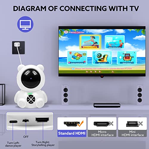 Ueevii Electronic Dance Mat For Adult Kids, Yoga Fitness Double Dancing Step Floor Mat W/Hd Camera For Hdmi Interface Tv,Rechargeable Host & Remote Controller Dance Step Pad,Non-Slip #TOP6