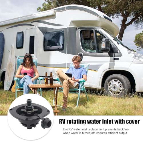 Remplacement de l'entrée d'eau RV avec bouchon d'entrée et adaptateur - 3