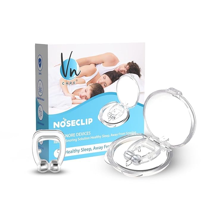 Snore Free | Silicone Magnetic Nose Clip | Soft Silicon Nose Clip | Snoring Magnet Clip | Anti Snoring Device | instant relief from snoring(Anti Snoring Device, Pack of one)