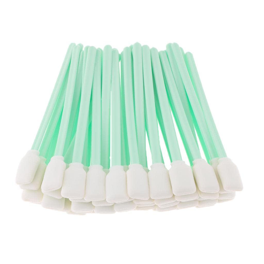 50pc 5.1 Square Rectangle Foam Cleaning Swab Sticks for Solvent Format Inkjet Printer Roland Optical Equipment-image-6