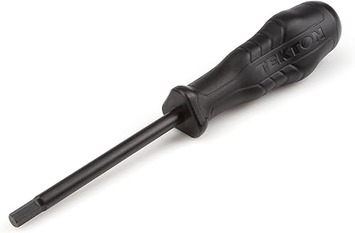 TEKTON Destornillador de hoja de óxido negro hexagonal de alto par de torsión de 764 pulgadas DHX11110 Fabricado en EE. UU