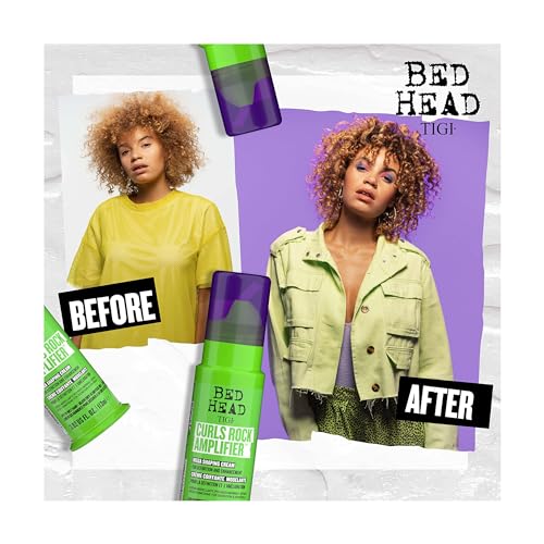 Image of TIGI Bed Head Curls Rock Amplifier Curl Cream for Definition and Enhancement of All Curly Hair Types,3.38 fl oz,(Pack of 6)