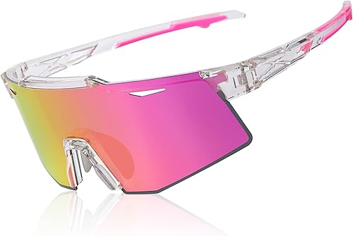 EXP VISION Gafas de ciclismo polarizadas, UV 400, gafas de sol deportivas, gafas de ciclismo, correr, senderismo, golf, pesca, conducción