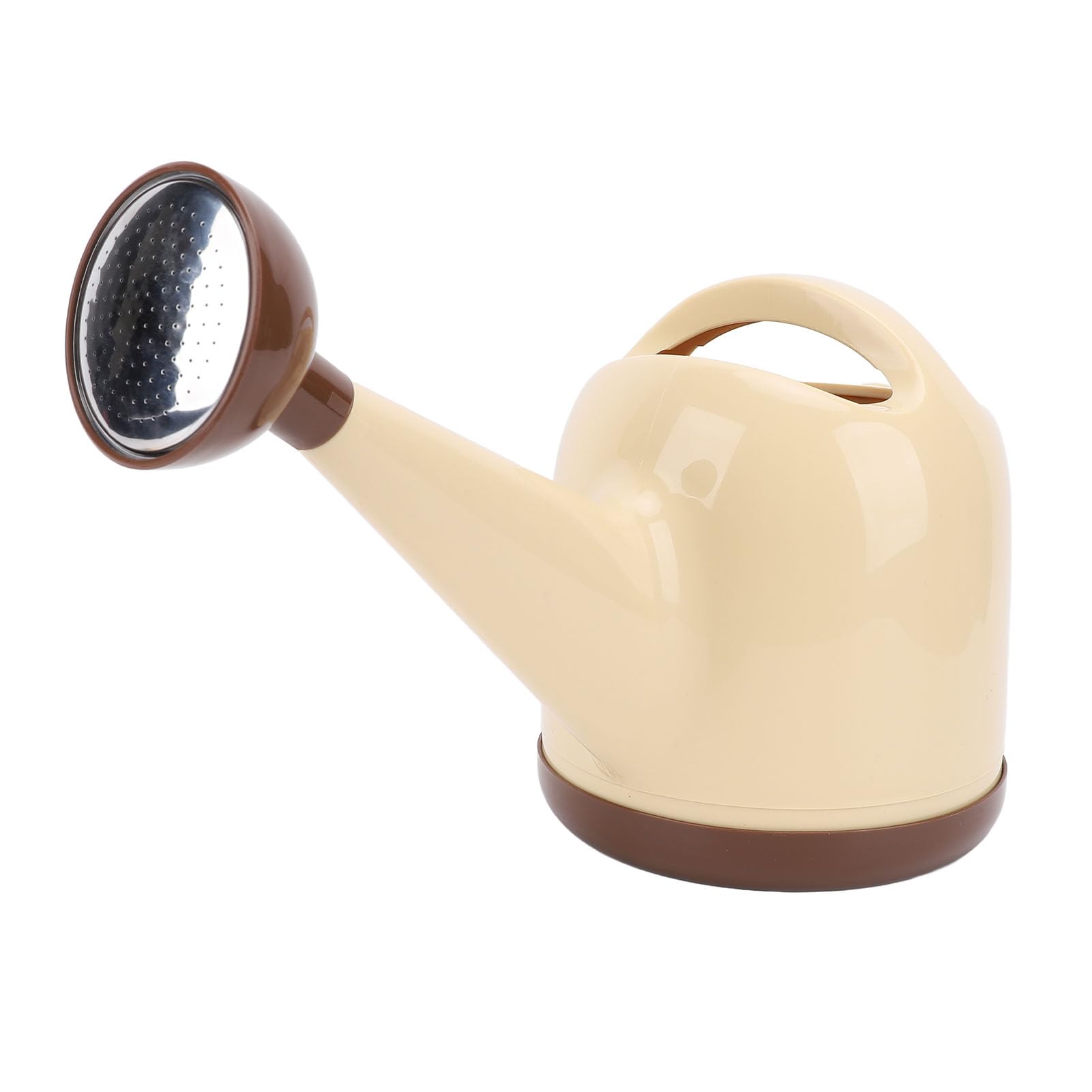 Stainless SteelWatering, Indoor Watering Can 4L 23.5cm Spout Stainless Steel Spray Head PP Multicolor(Milk Yellow)