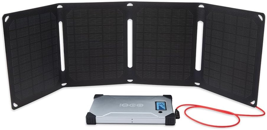 Systems Arc 20W Kit 20 Watt Solar Charger and 20,000mAh Battery for Laptops, DSLR, Tablets, and Phones