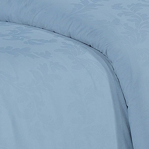 Natural Comfort Bedding Collection Duvet Cover Set, Queen, Leaf-Blue