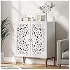Accent cabinet with doorsstorage cabinet with gold legsdecorative cabinet with adjustable shelf accent sideboard buffet cabinet for living roomentrywaydining roombedroomwhite  urban country home decor