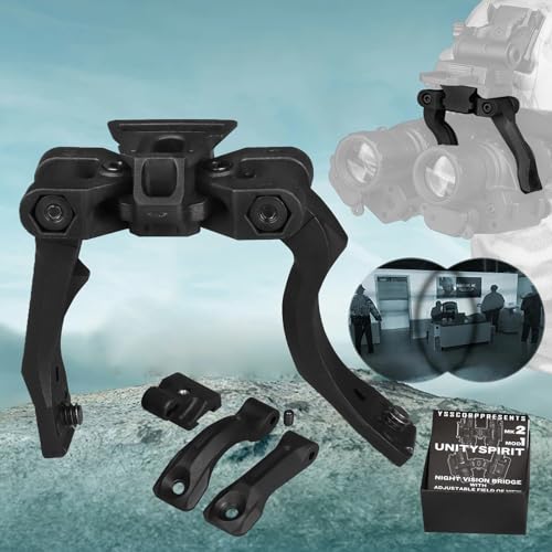 YSS New Reinforced Upgraded Version Night Vision Bridge for Night Vision pvs14 Supports 2 Optical Night Visions or 1 Digital Night Vision (UK Standard)