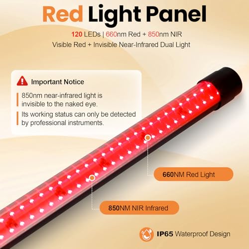 Red Light for Sauna 660nm and 850nm Infrared Therapy Panel for Portable Sauna Accessories for Body Relaxation, Skin Vitality & Post-Workout Recovery - Heat-Resistant Design - Image 2