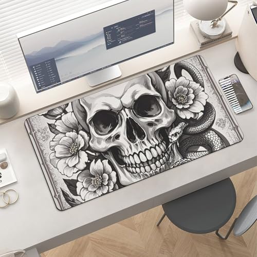 Protector de escritorio para mouse impermeable 24x12 blanco miniatura 6