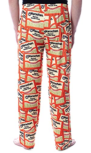 Maruchan Men's Ramen Noodles Soup Chicken Flavor Allover Adult Loungewear Sleep Pajama Pants2