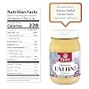 Eden Organic Roasted Tahini, 16 oz Glass Jar
