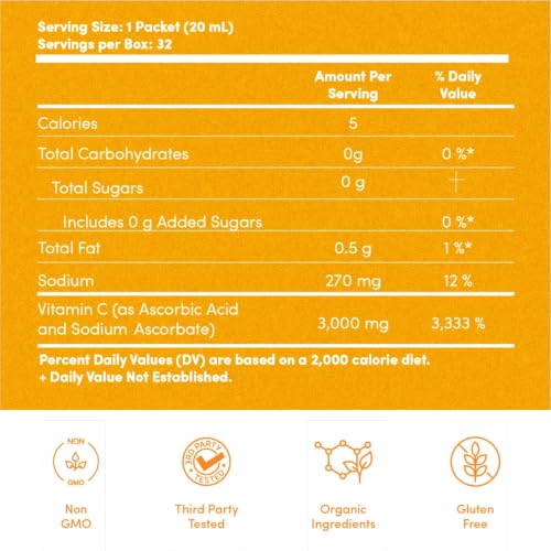 Vida Lifescience 4648179 Liquid Vitamin C