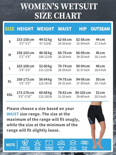 Owntop Neoprenhose Frauen | 2mm Neopren Neoprenanzug Shorts | Neoprenanzug Unterteile Neoprenanzug Hosen | Warm Bequem | Surfen Schnorcheln Schwimmen Tauchen | Damen Rot XL