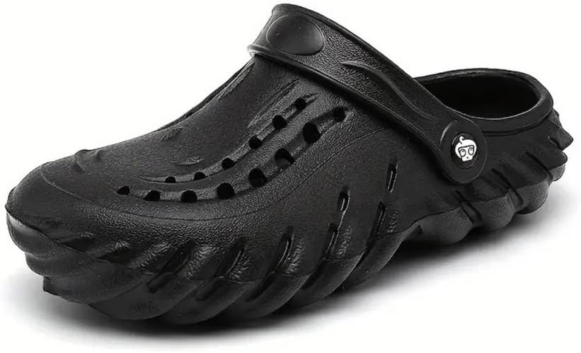 Kraasa Extra Soft Men's Classic Casual Sports Clogs/Sandals with Adjustable Back Strap for Adult | Comfortable & Lightweight| Stylish & Anti-Skid| Waterproof & Everyday Use Mules for Gents/Boys