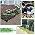 No Dig Durable Garden Landscape Edging Kit, 2" Tall Black Plastic Lawn Border for Landscaping, Flower Gardens, Lawn (100FT+ 120pcs Anchoring Spikes, Black)