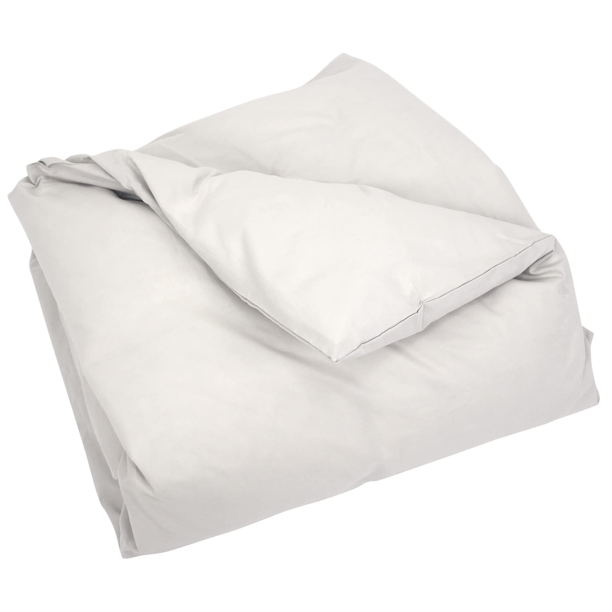 Linnea Housse de Couette uni 140x200 cm 100% Coton Alto Calcium