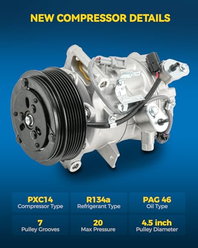 Image of PHILTOP CO4939 Air Conditioner AC Compressor with Clutch for INFINITI Q50 2019-2023, 2014-2015 3.7L, 2016-2018 3.0T,Q60 2019-2022, 2017-2018 3.0T