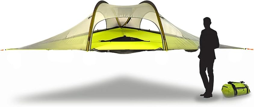 Stingray V3 Tree Tent, Camping Hammock Tent, 3P Capacity, Portable Tree House Shelter for Campers, Backyards, Campgrounds, Designed in the UK