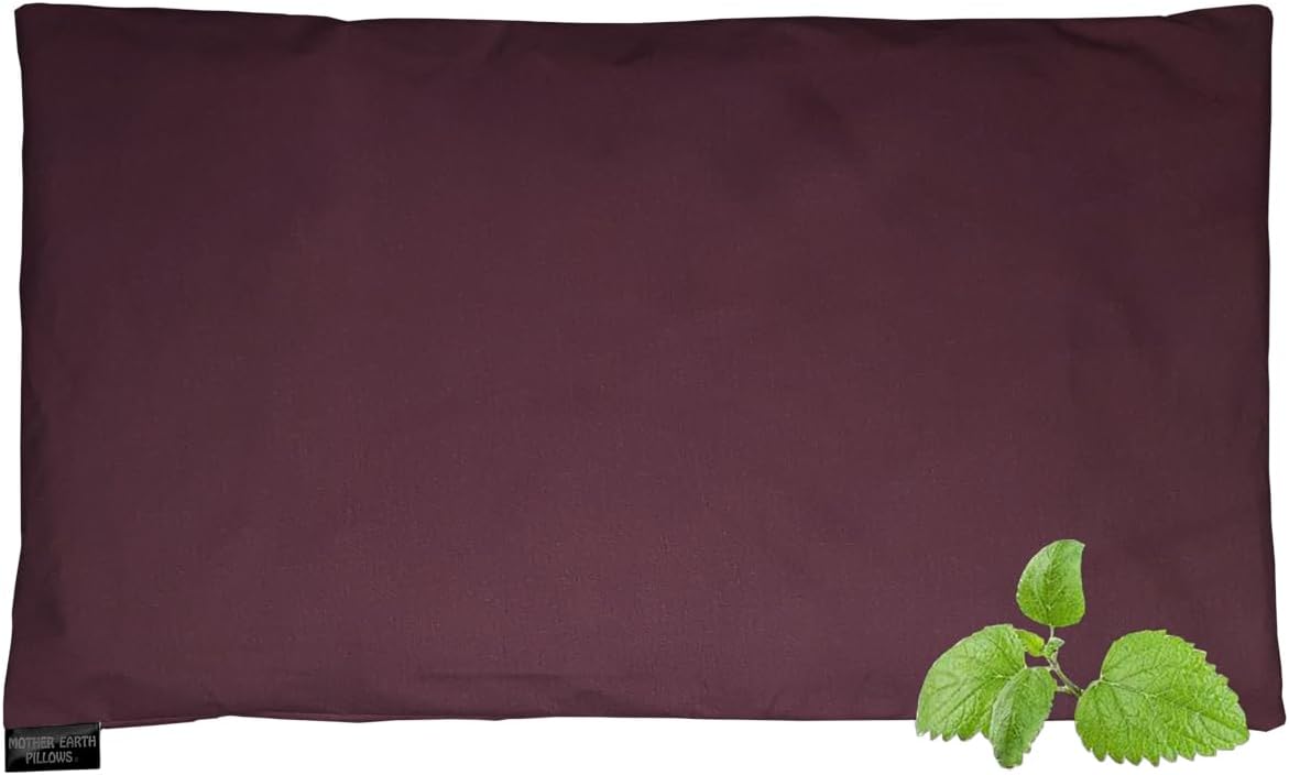 Mother Earth Pillows Large Therapeutic Flax Pillow for Natural Pain Relief, Royal Blue - No Herbs Added