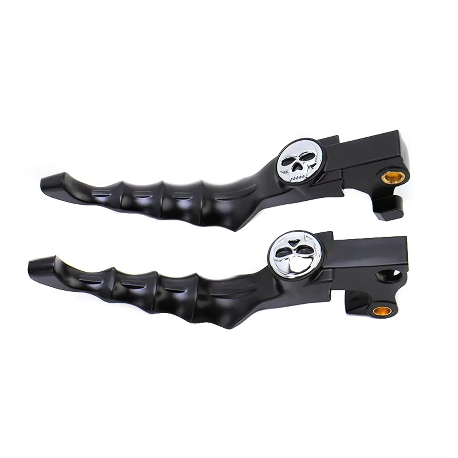 BeiZhengbhD Clutch Lever Handlebar Black Motorcycle Accessories Skull Clutch for Sportster for XL883 1200 for X48 72 2004-Up(Style 2)