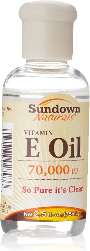 Oil for scars Sundown Naturals Vitamin E Oil - 74ml