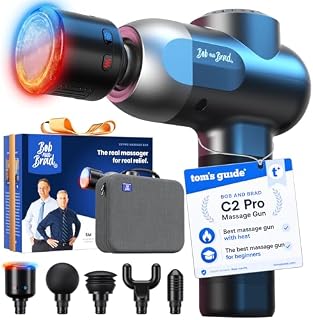 BOB AND BRAD C2 Pro massage gun with heat and cold therapy