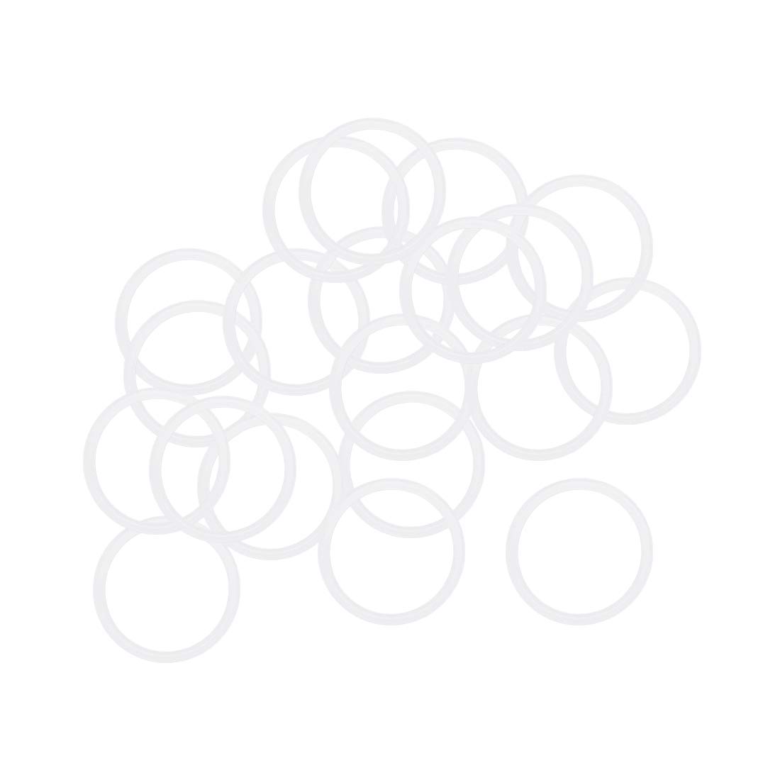 uxcell Silicone O-Rings, 18mm OD 15mm ID 1.5mm Width VMQ Seal Gasket for Compressor Valves Pipe Repair, White, Pack of 20 (B082SWJJQK) Amazon Price History, Amazon Price Tracker