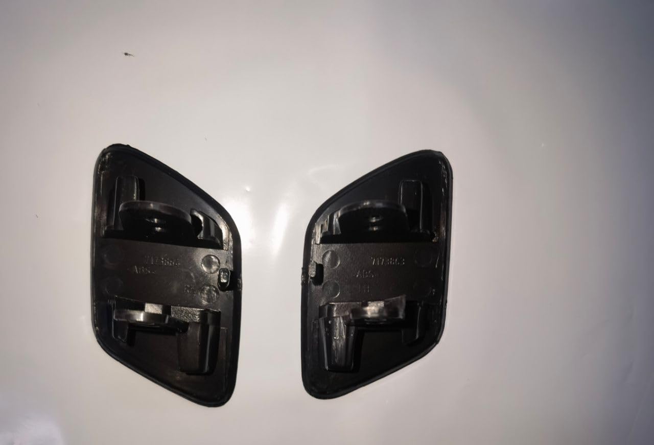 2Pcs Front Left+Right Bumper Headlight Washer Spray Cover Cap for BMW X5 E70