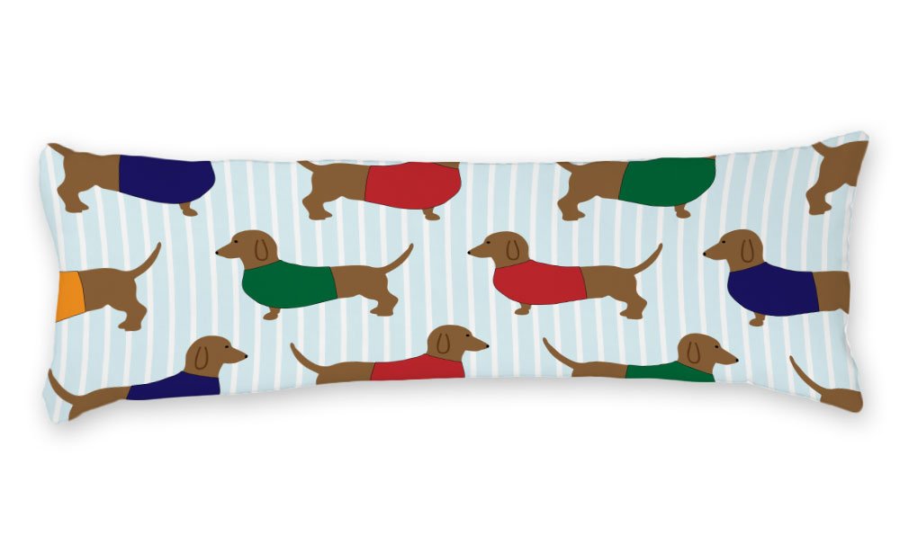 wiener dog body pillow
