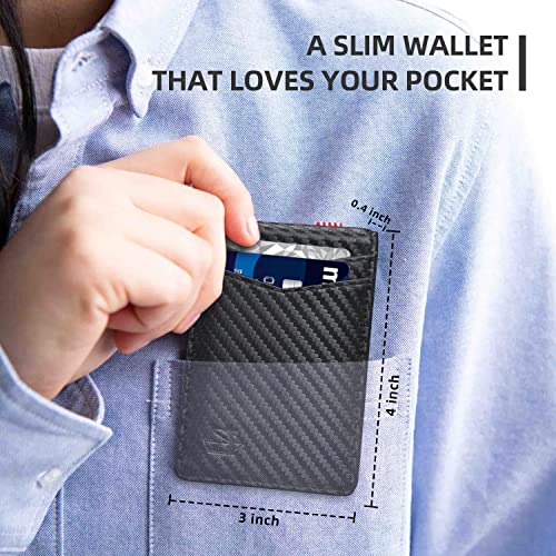 Zitahli Slim Wallets for Men RFID Money Clip Wallet Men's Front Pocket Minimalist Wallet