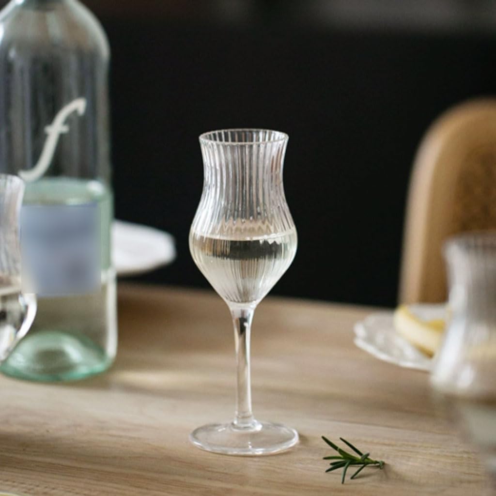 Novedosa taza de vino de tallo largo, vasos de whisky para hogares, bares, cerveza, jugo, copa de vino, bar, hotel, fiesta, elegante juego de vasos para uso doméstico y bar