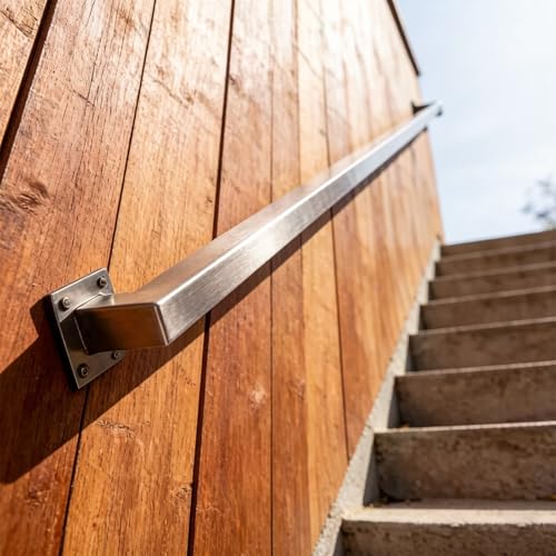 Rampe d'escalier extérieur de 570cm résistant à la rouille - 2